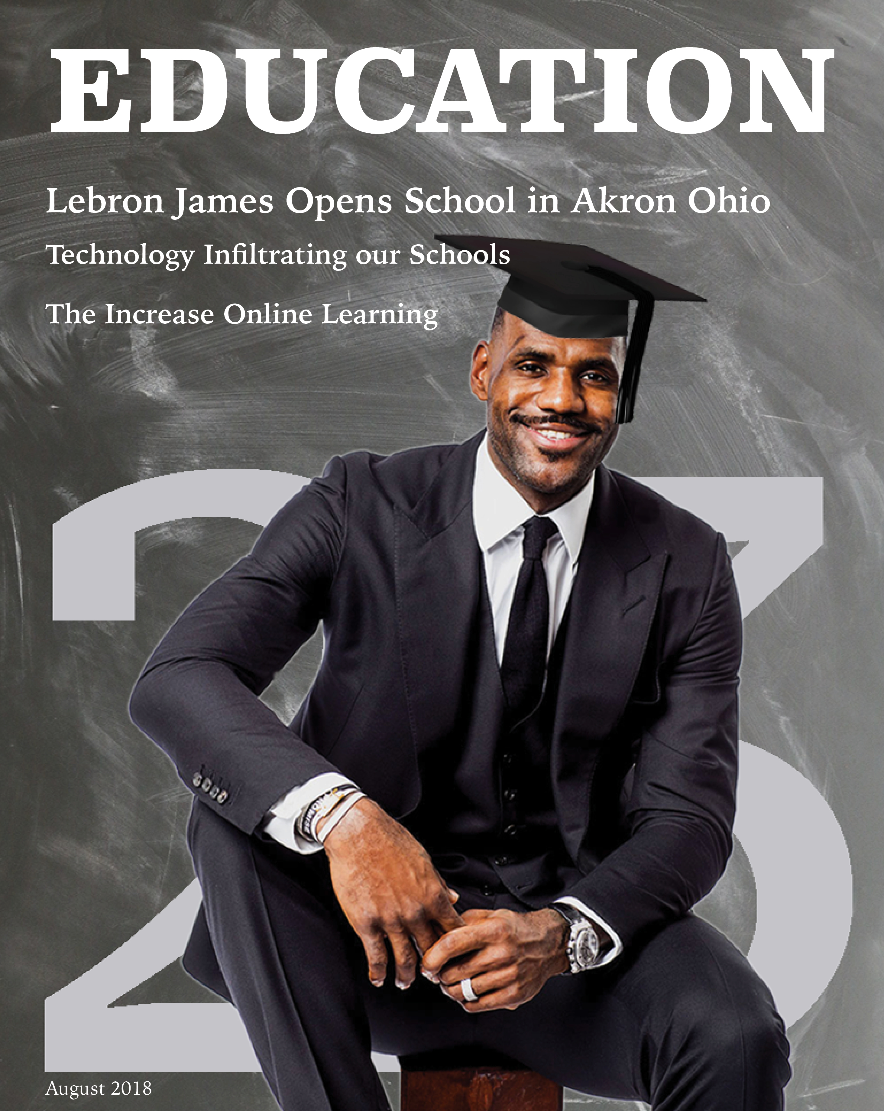 education magazine cover 